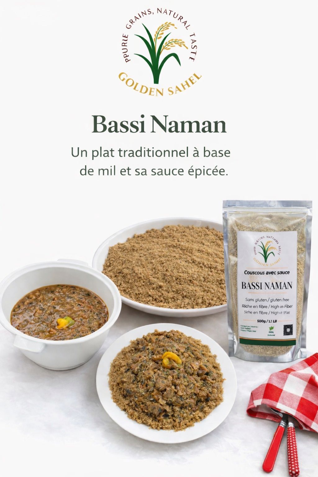 Couscous de mil ``Bassi Naman``