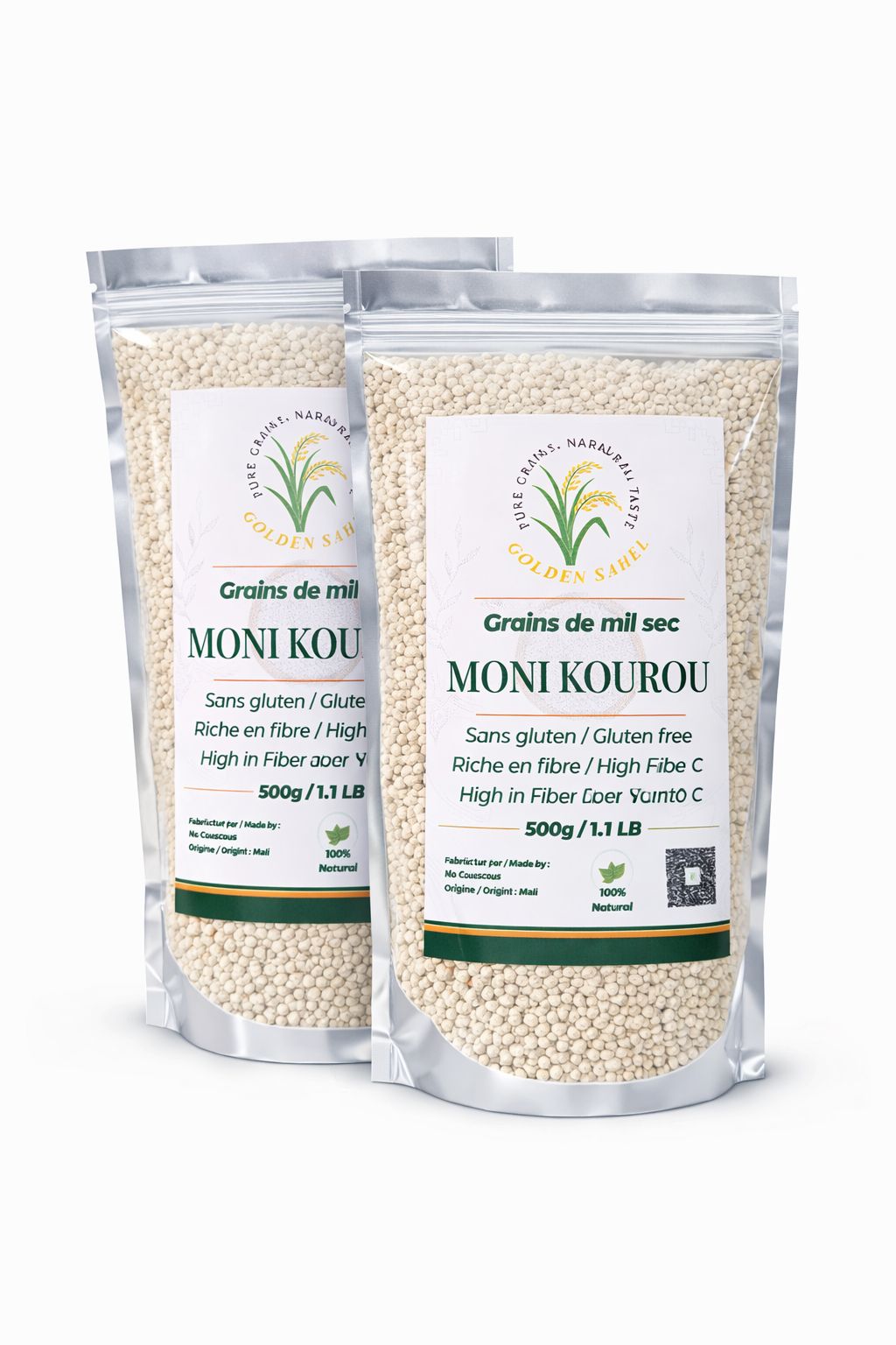 Grain de mil sec `` Moni Kourou``