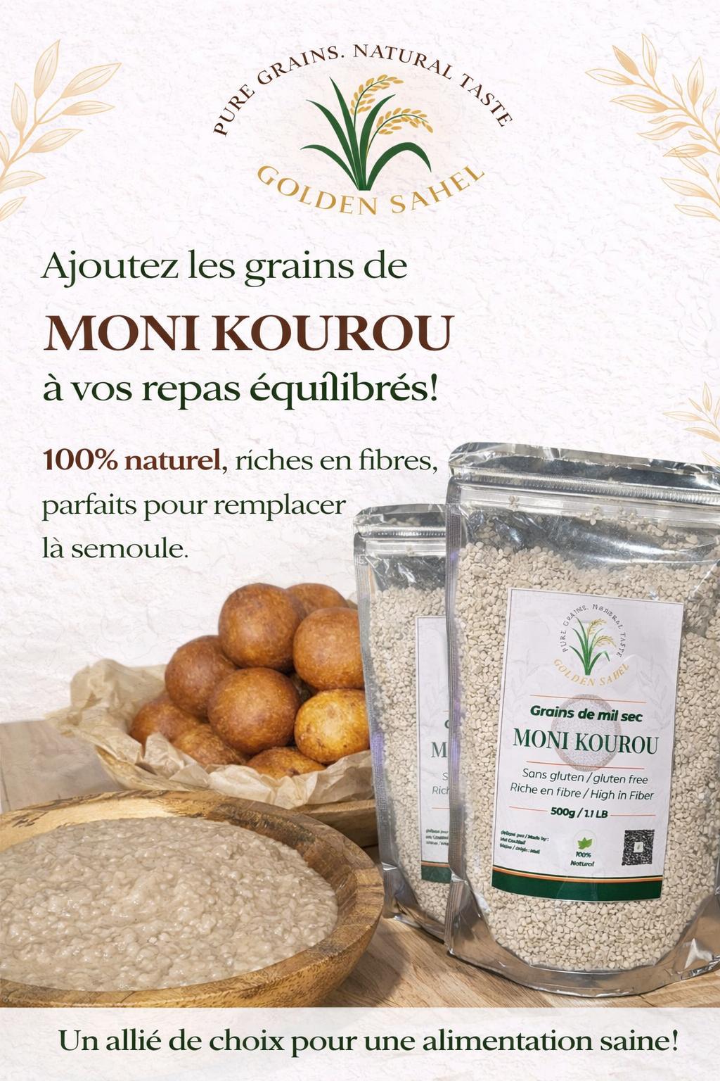 Grain de mil sec `` Moni Kourou``